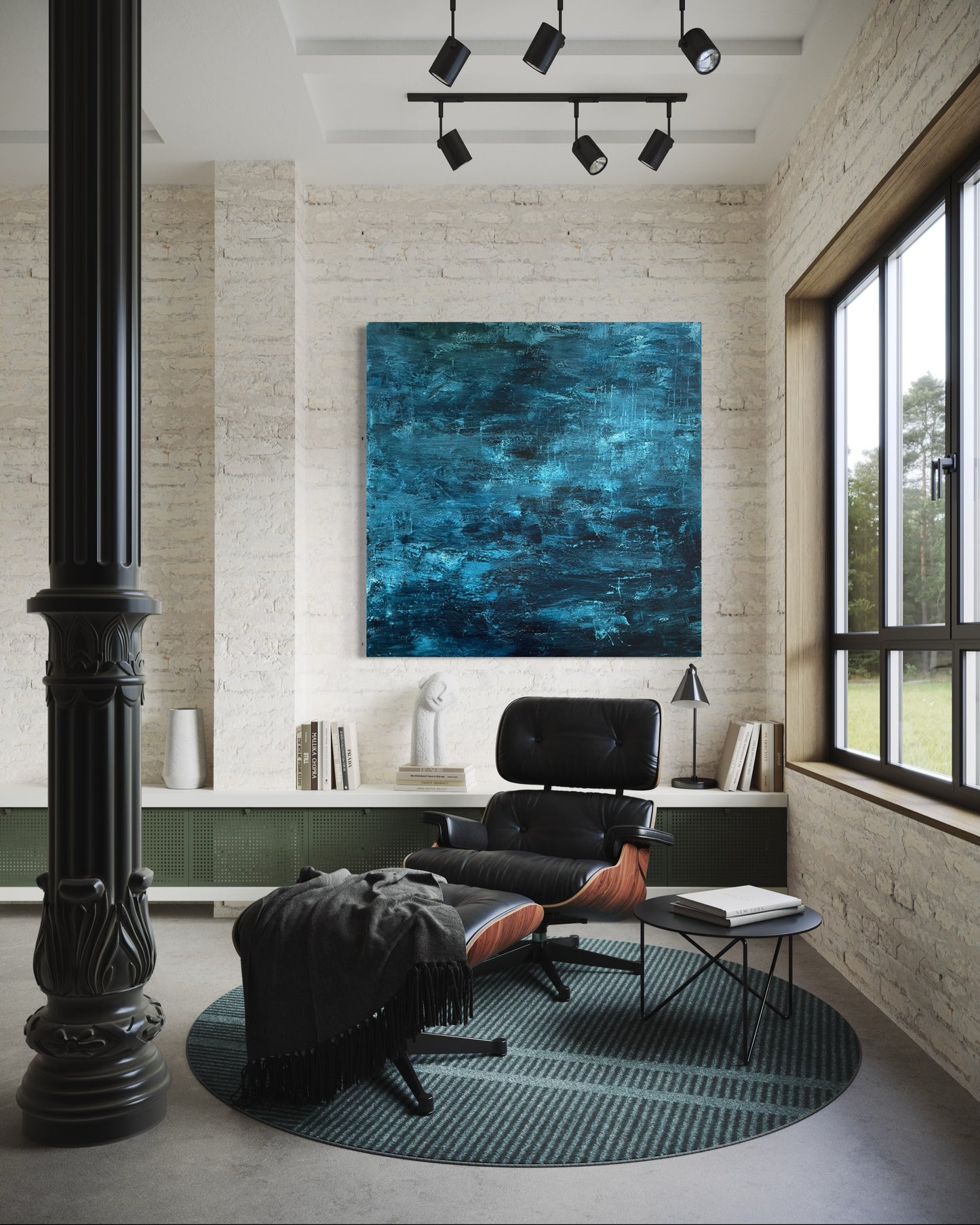 Ocean Poetry II 100x100 cm