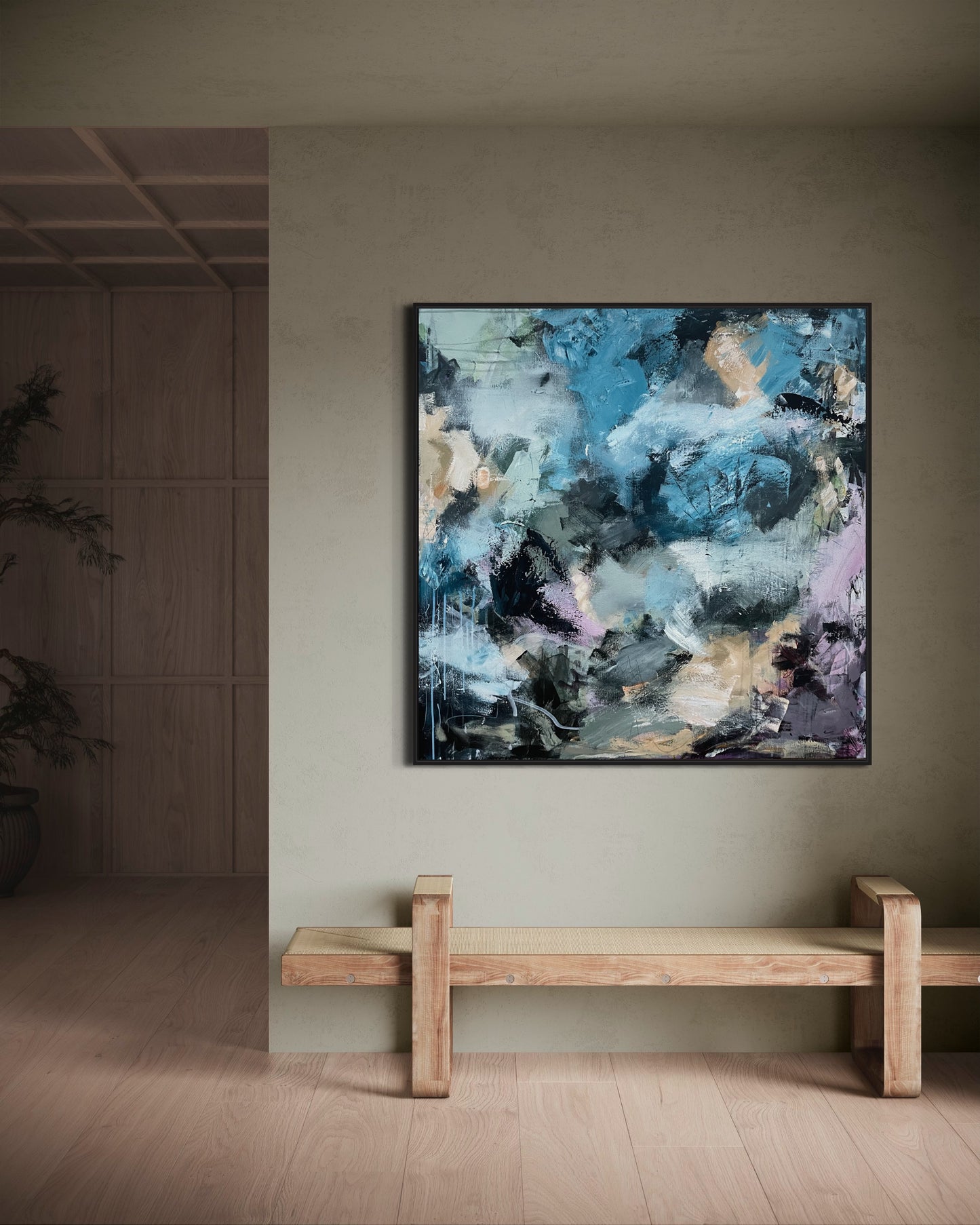 On my Mind 100x100 cm