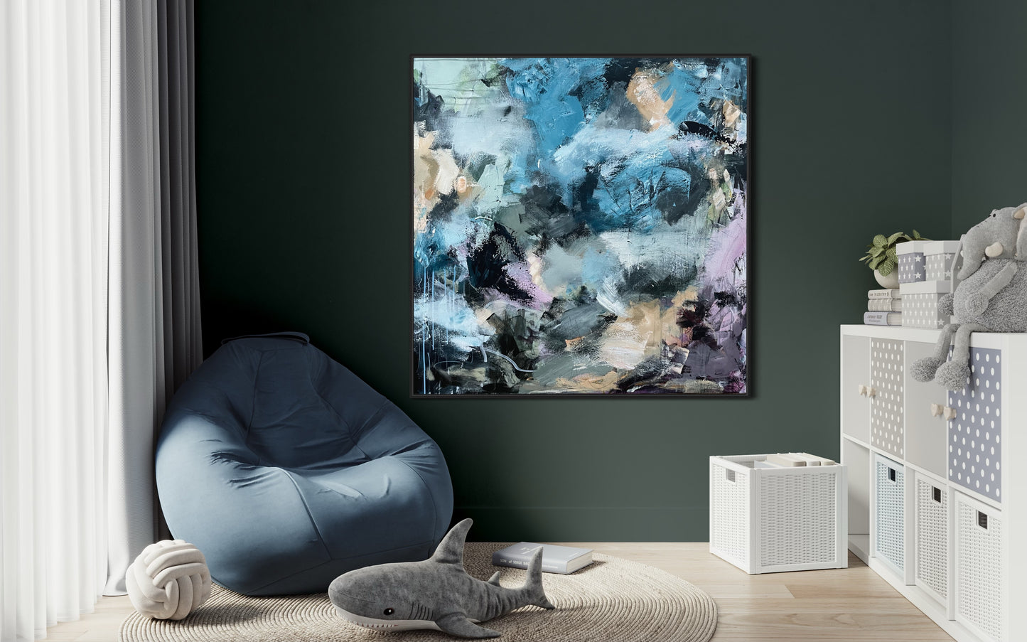 On my Mind 100x100 cm