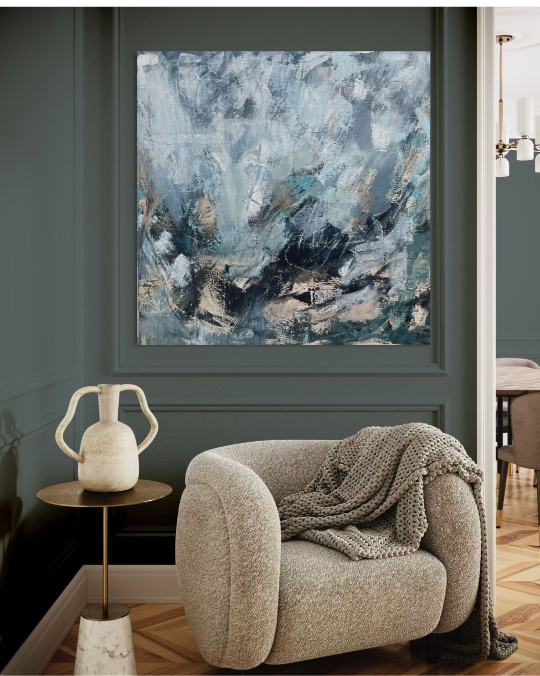 Tunes from a Guitar 90x90 cm