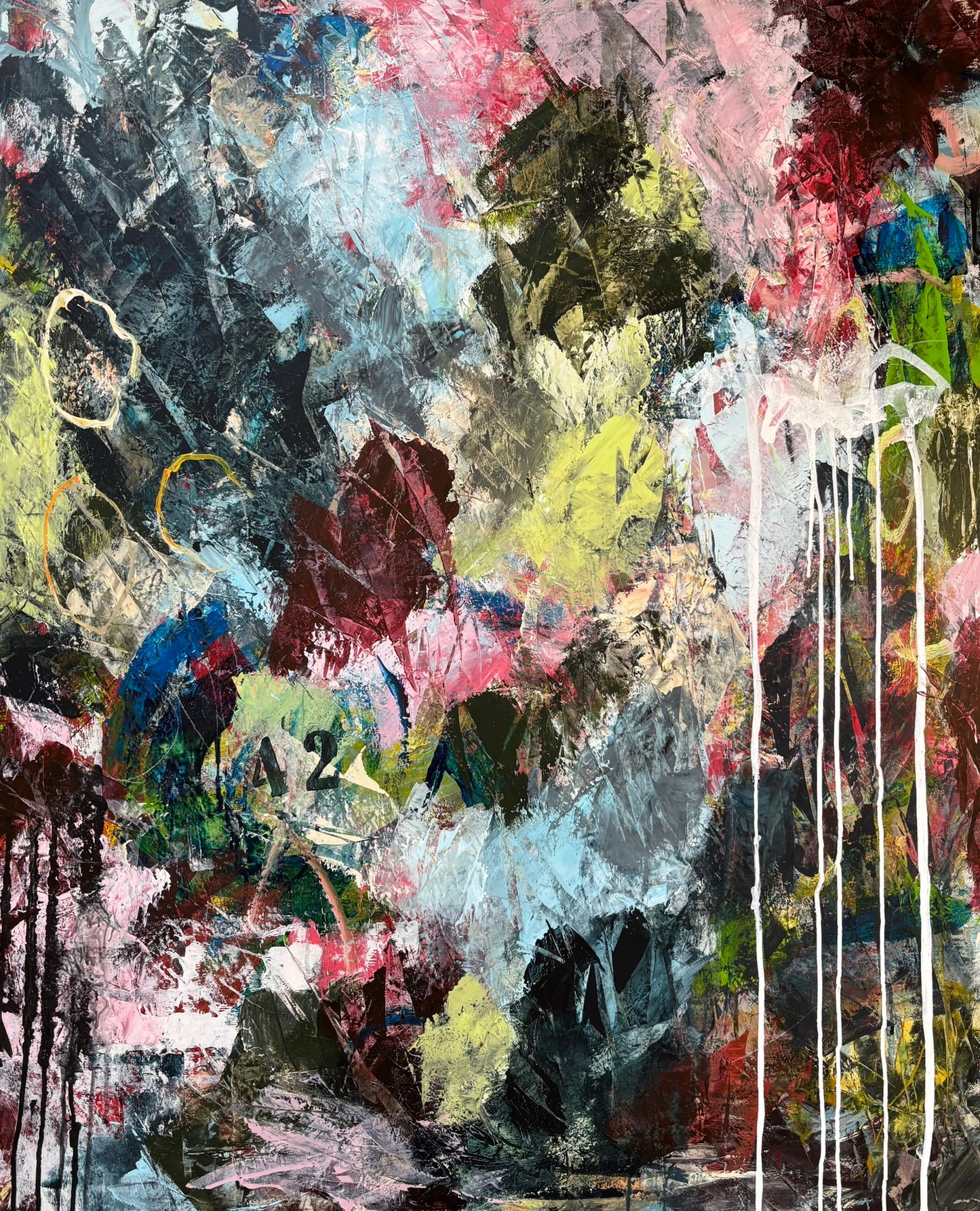 "And the Answer is..." 100x120 cm