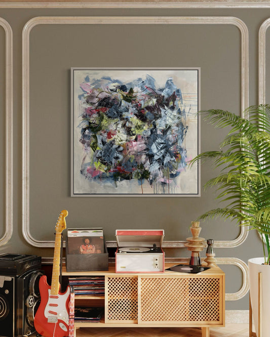 Wild at Heart I, 80x80 cm m/ramme