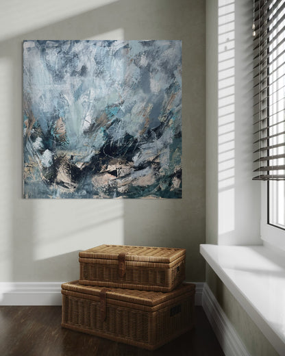 Tunes from a Guitar 90x90 cm