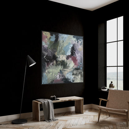 Raw Euphoria 90x90 cm m/sort sveveramme
