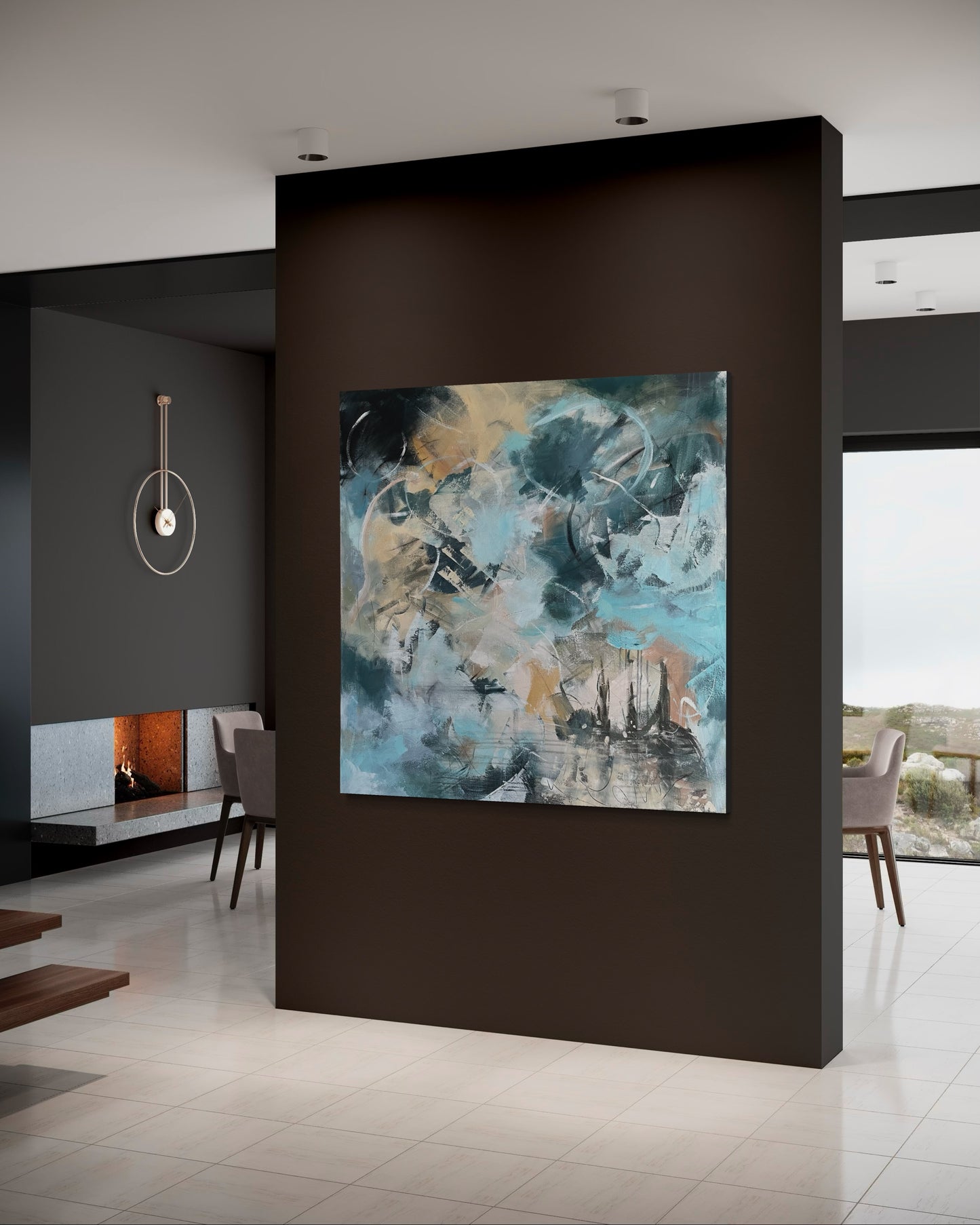 Cross the Waters 100 x 100 cm