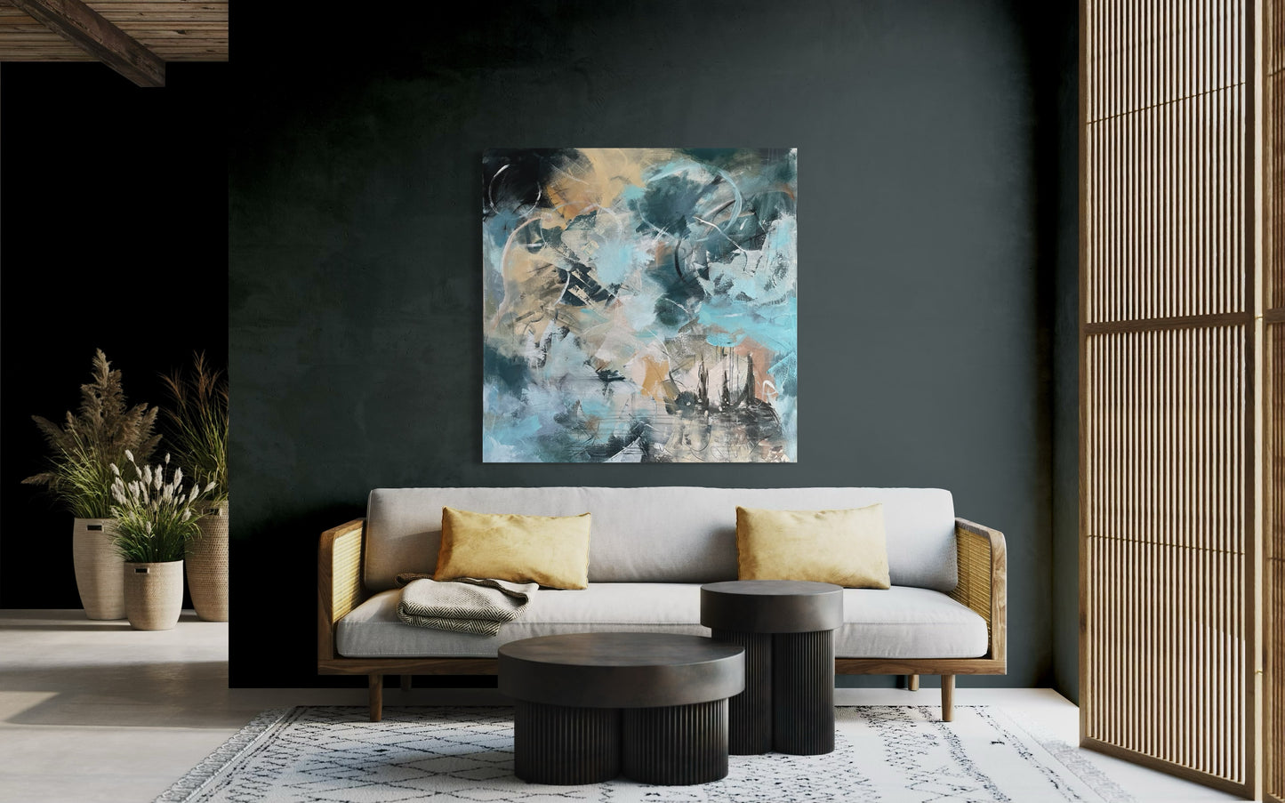 Cross the Waters 100 x 100 cm