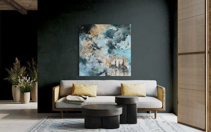 Cross the Waters 100 x 100 cm