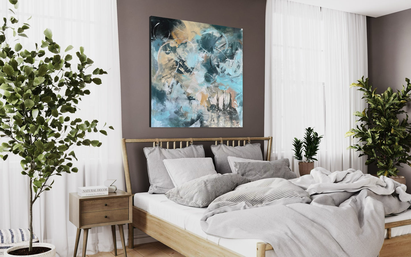 Cross the Waters 100 x 100 cm