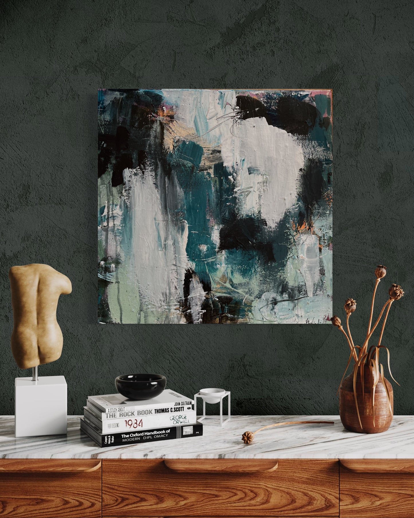 Hidden Depths 40x40 cm