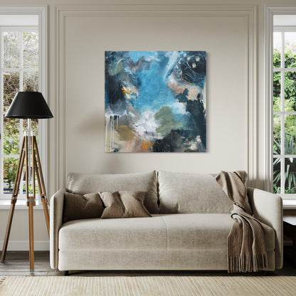 Living the life 100x100cm