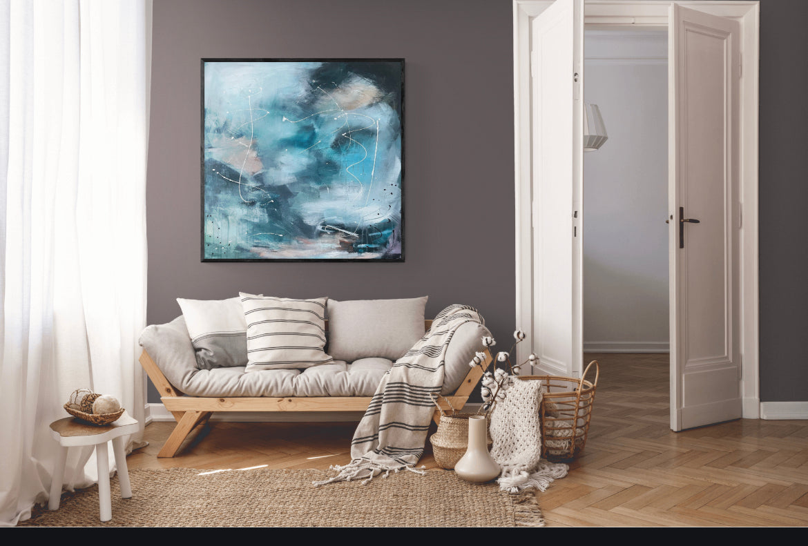 Midnight space 80x80cm