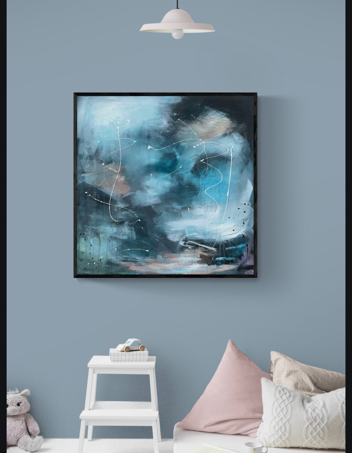 Midnight space 80x80cm