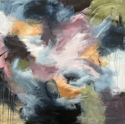 Purple Rain 80x80 cm