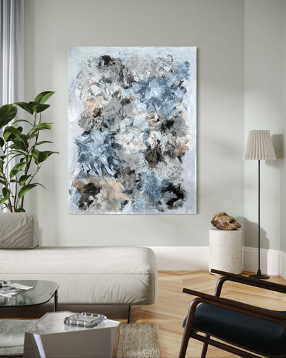 "White Interval" 100x120 cm