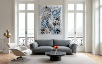 "White Interval" 100x120 cm