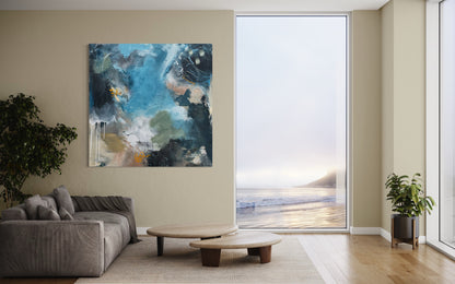 Living the life 100x100cm