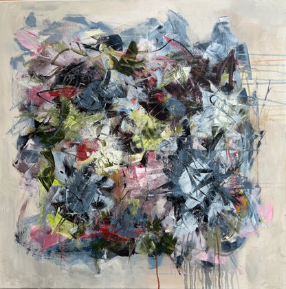Wild at Heart I, 80x80 cm m/ramme
