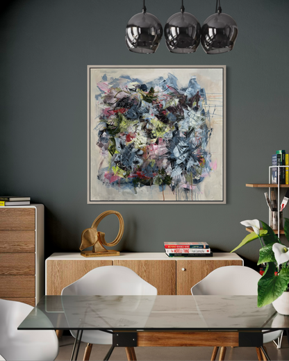 Wild at Heart I, 80x80 cm m/ramme