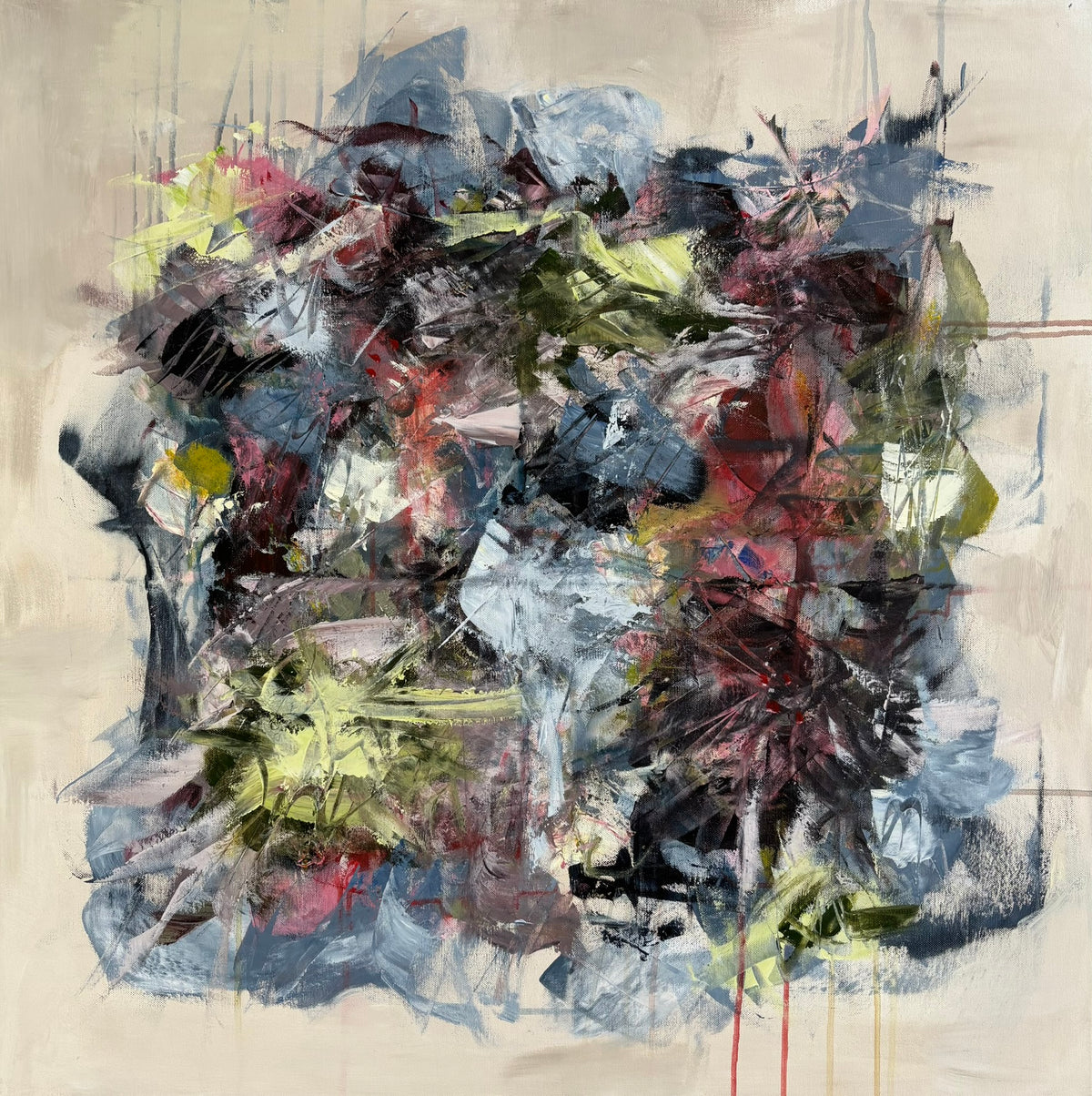 Wild at Heart II, 80x80 cm