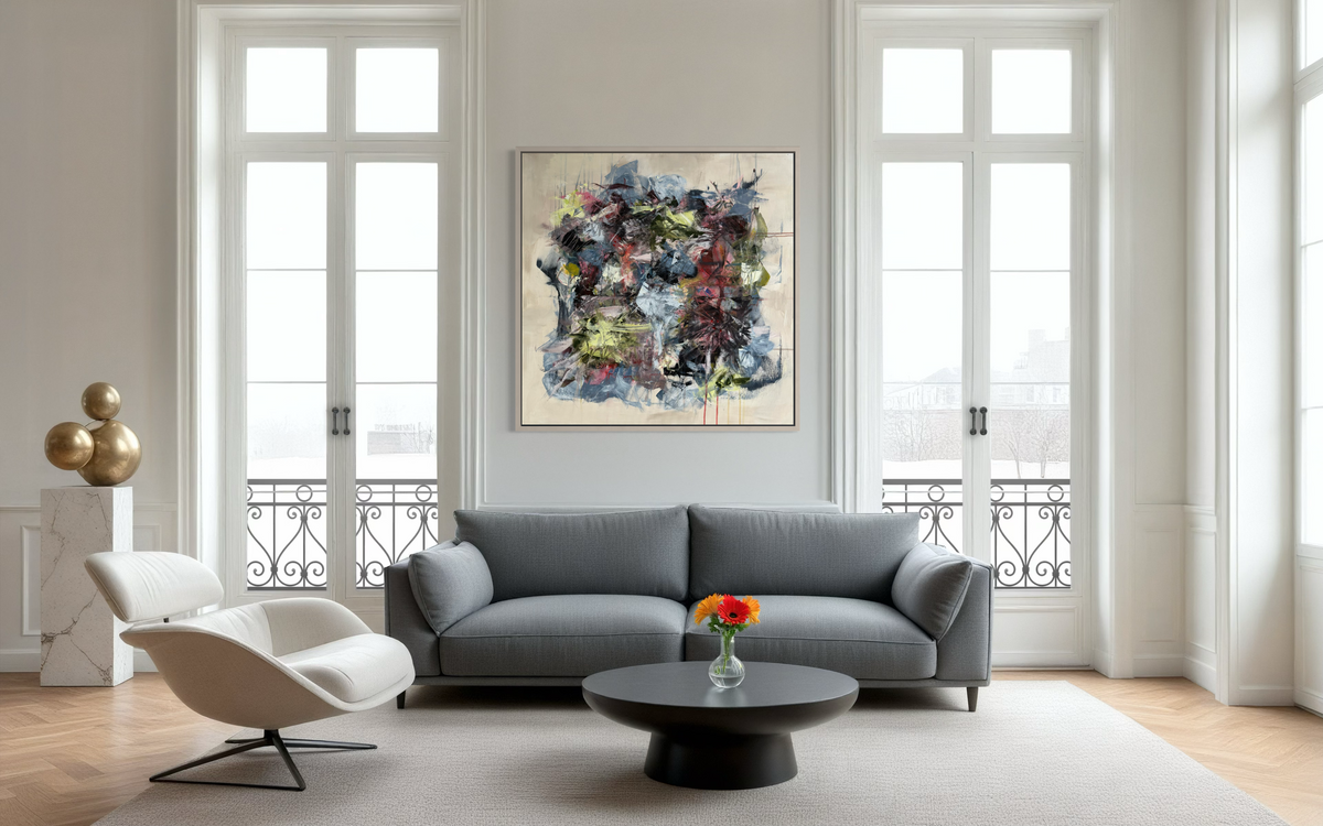 Wild at Heart II, 80x80 cm