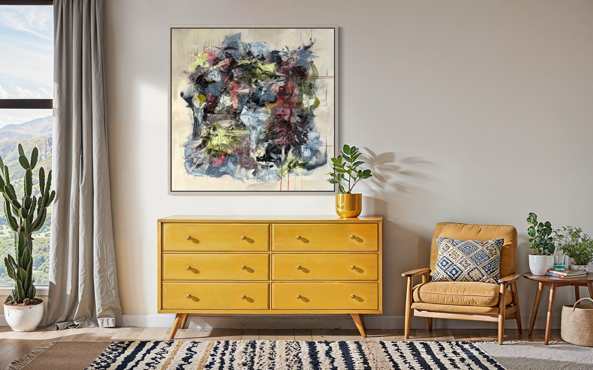 Wild at Heart II, 80x80 cm
