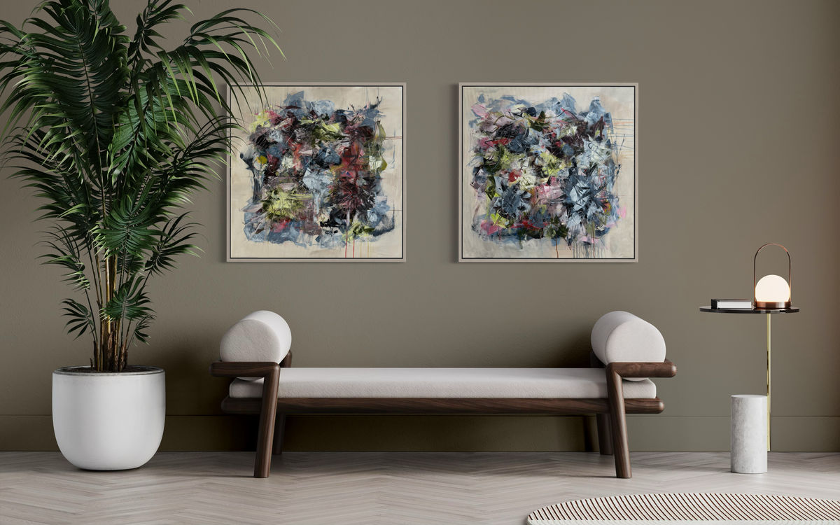 Wild at Heart II, 80x80 cm