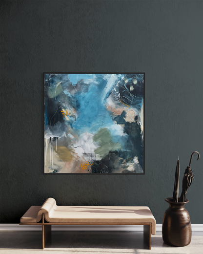 Living the life 100x100cm